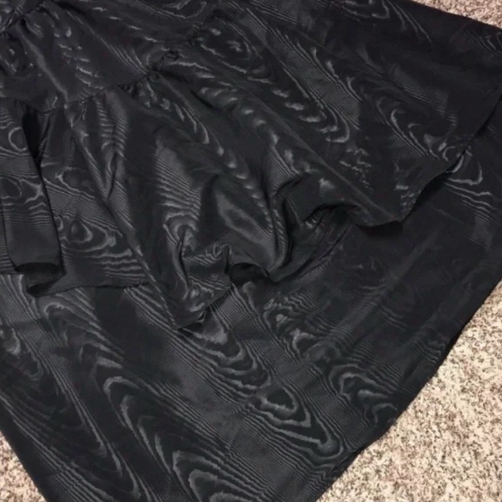 Kate Spade X Target Black Tiered Ruffle Asymmetrical Midi Dress XXS or XL | NWT - Picture 4 of 8